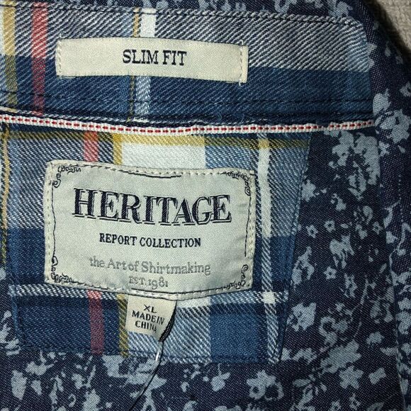NWOT Men’s Heritage “Nordstrom” Button Down Shirt. - Picture 4 of 4